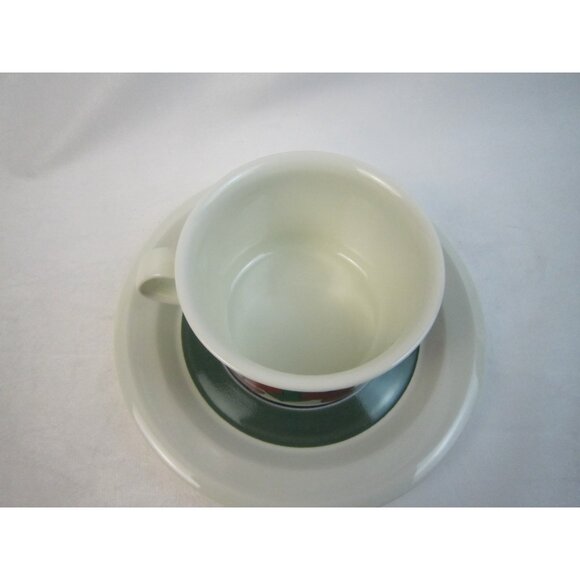Arabia Finland Kirsikka Cherry Cherries Flat Cup with Saucer - Picture 3 of 8